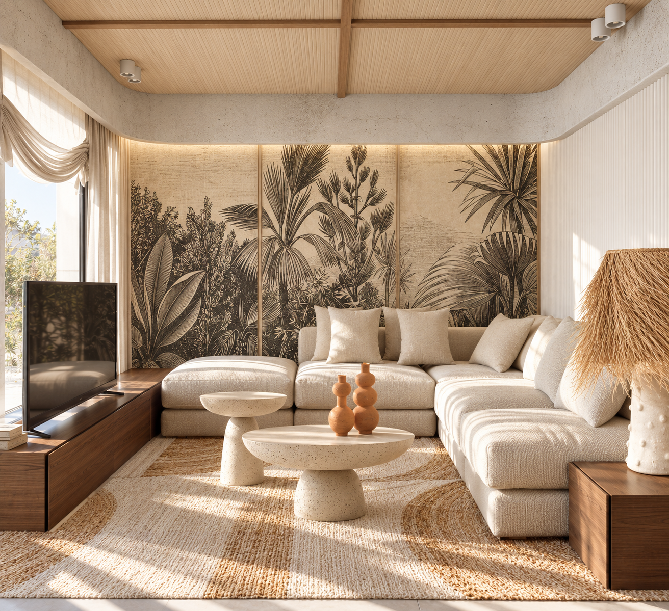 Salón apartamento playa